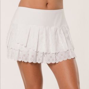 Lucky in Love Laser Pleat Skirt